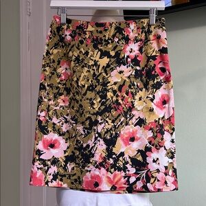 J. Jill Floral Pencil Skirt